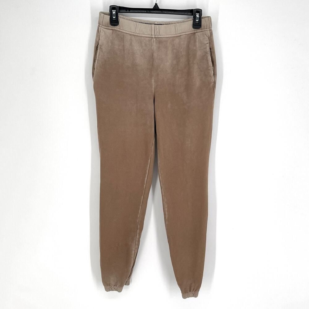 Cotton Citizen NEW Womens Milan Jogger Sweatpants Sx L Vintage Camel Pockets